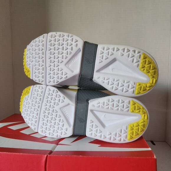 Kids/Women's Nike Huarache Extreme Dynamic Yellow/Hot Pink/Grey Elastic - Picture 6 of 8
